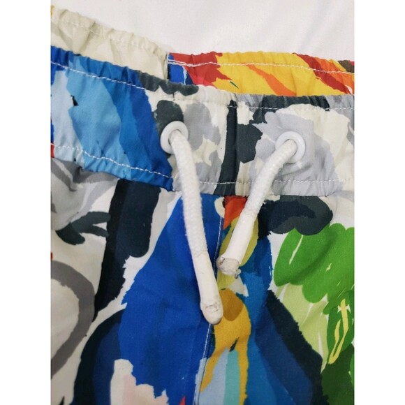 KITH Kids Swim Trunk Voyage Colorful Short Parrot Bird Animal Print Boy Size 12 - Picture 3 of 13